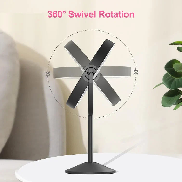 Malsky Round LED Makeup Mirror