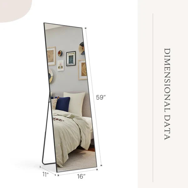 Mirta Rectangle Metal Full Length Mirror