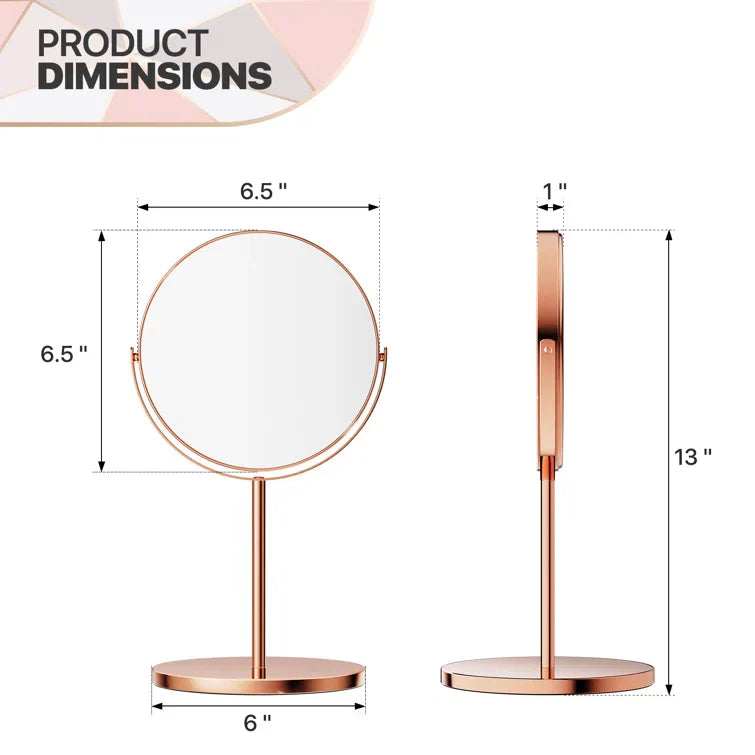Portable Free Standing Table Makeup Mirror